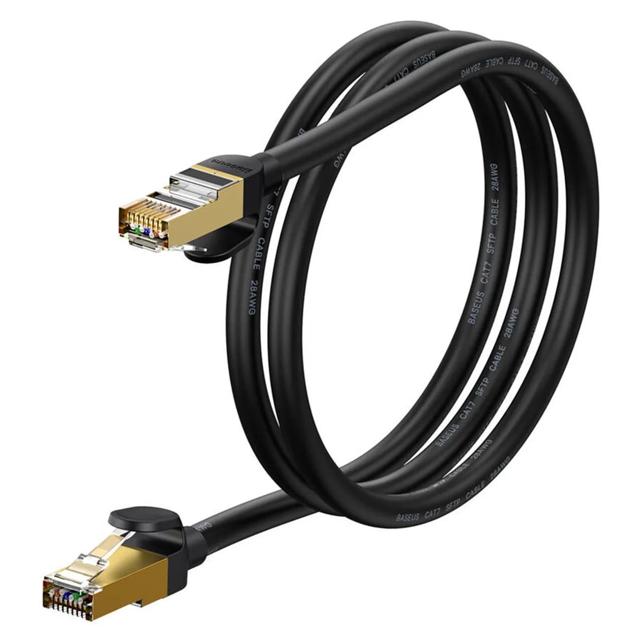 کابل شبکه Cat7 بیسوس مدل WKJS010101 به طول 1 متر