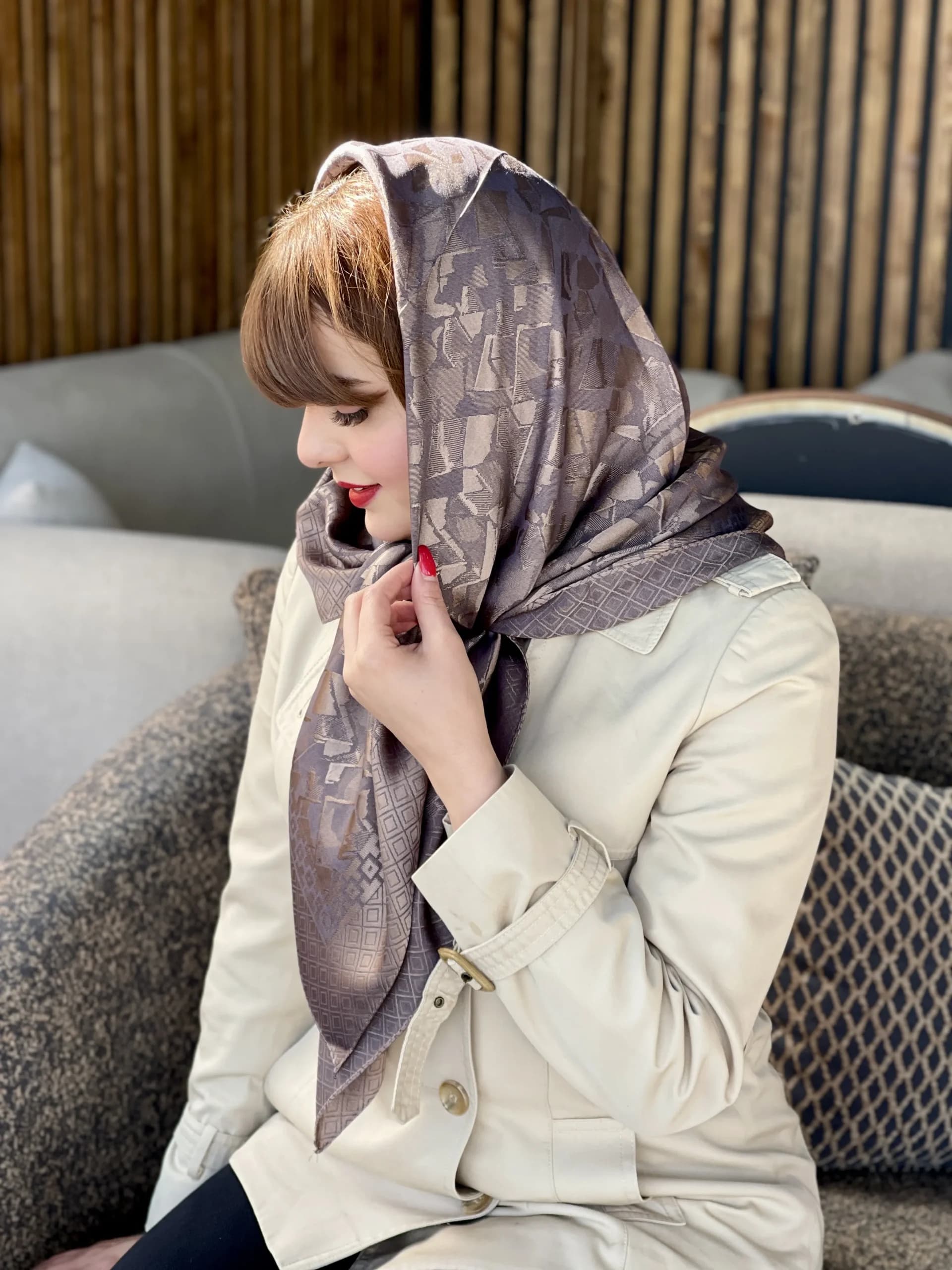 روسری ترک وارداتی ملورا — تصویر ۴