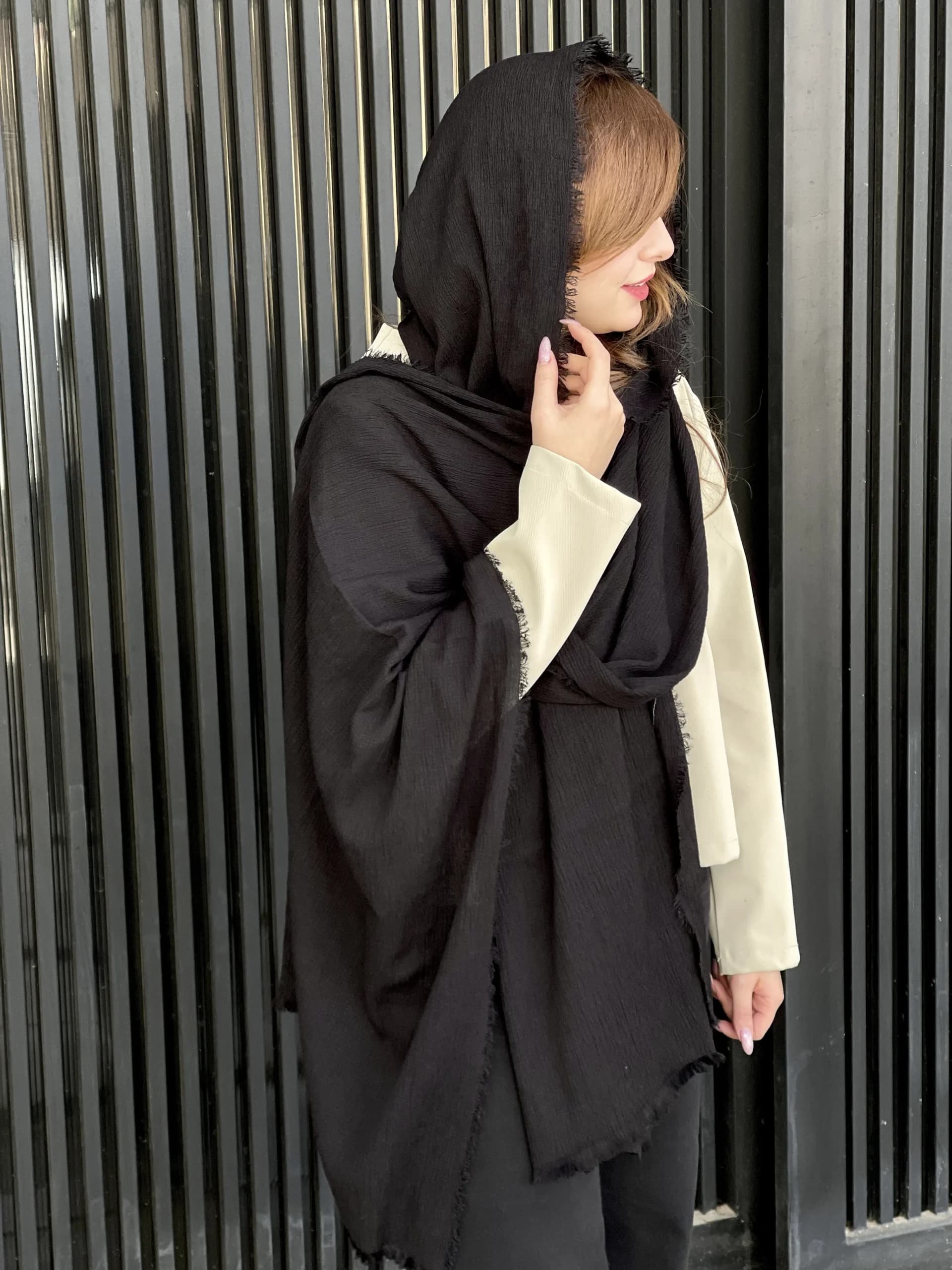 شال کتان حصیری — تصویر ۴