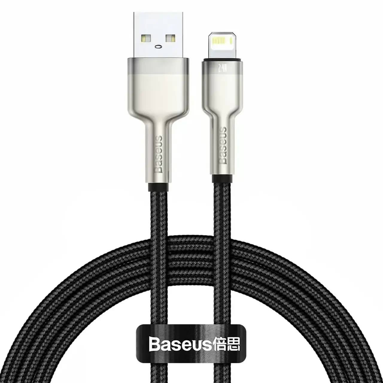 کابل تبدیل USB به لایتنینگ بیسوس مدل CALJK با جریان 2.4 آمپر و طول 1 متر