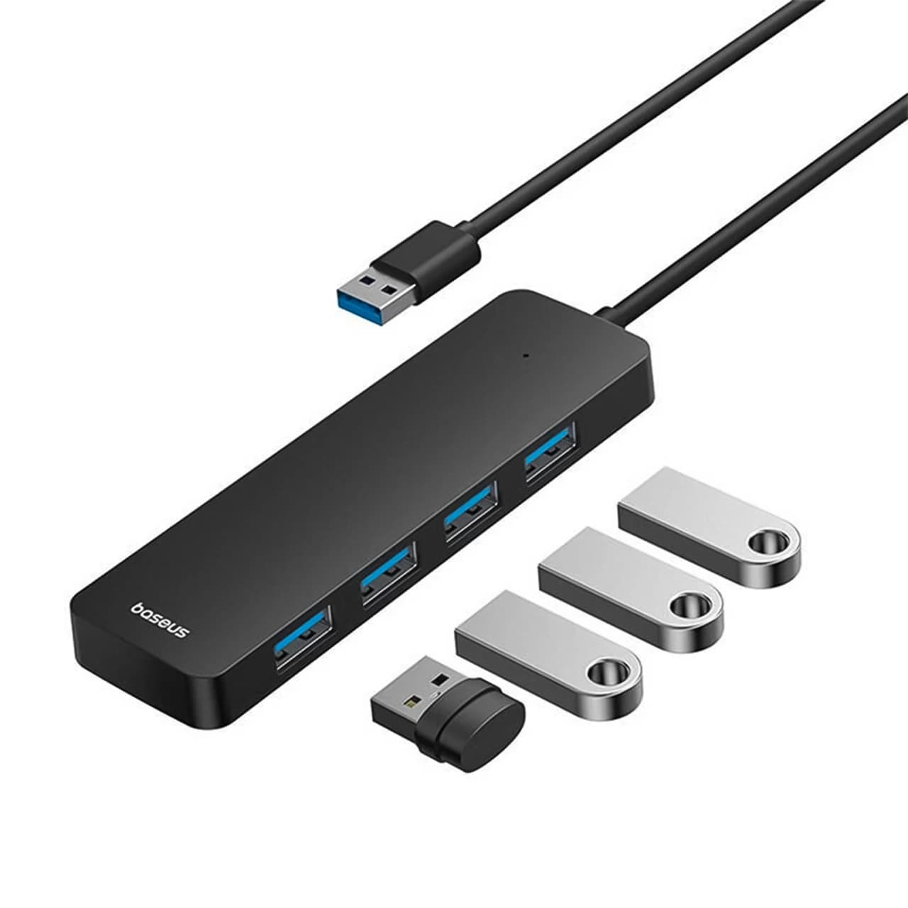 هاب 4 پورت USB بیسوس مدل BS-OH080 — تصویر ۳