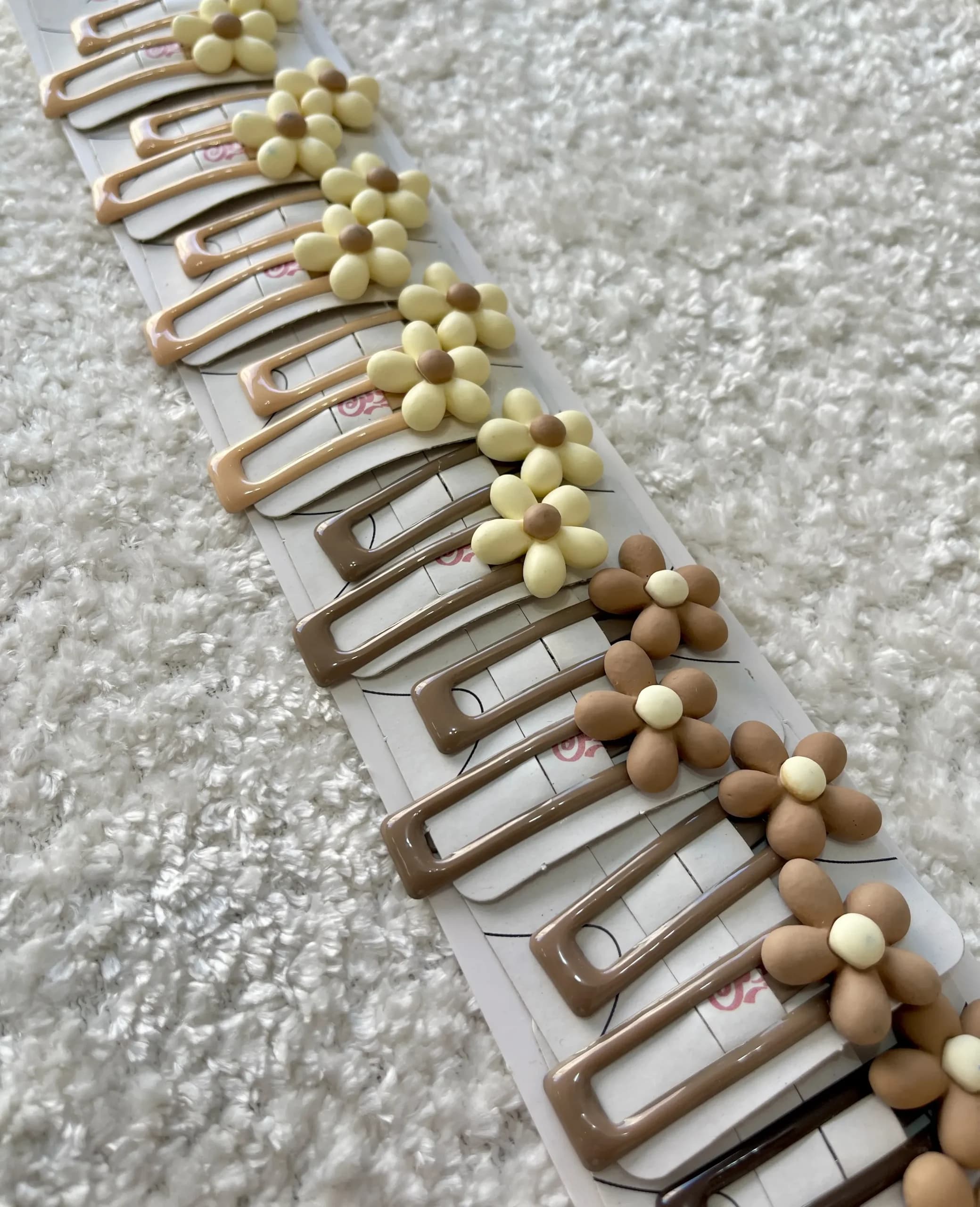 گیره مو پینترستی طرح گل