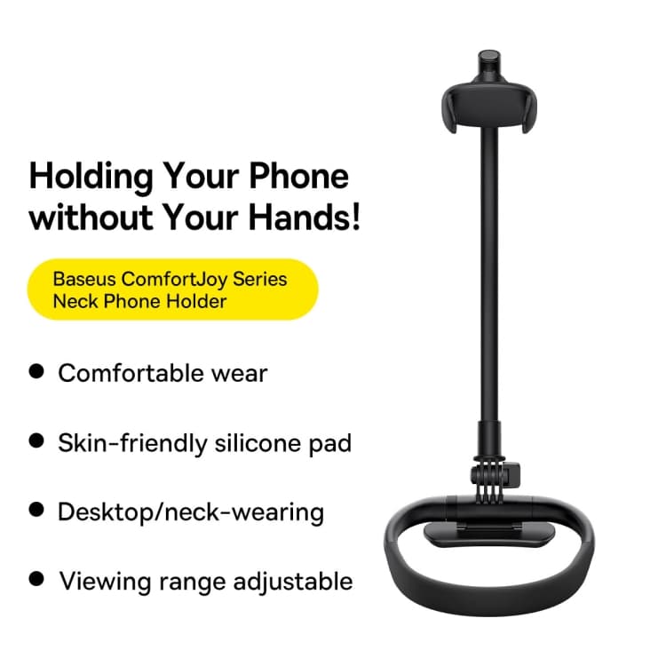 هولدر گردنی موبایل بیسوس مدل Baseus ComfortJoy Series Neck Phone Holder — تصویر ۷