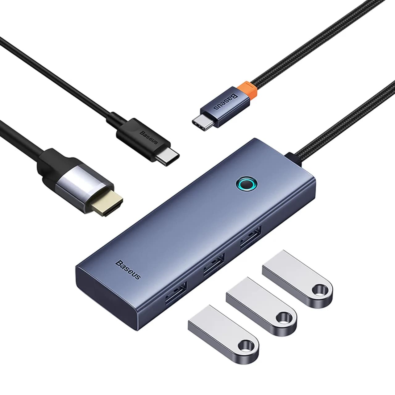 هاب 5 پورت تایپ سی بیسوس مدل BS-OH150 — تصویر ۴