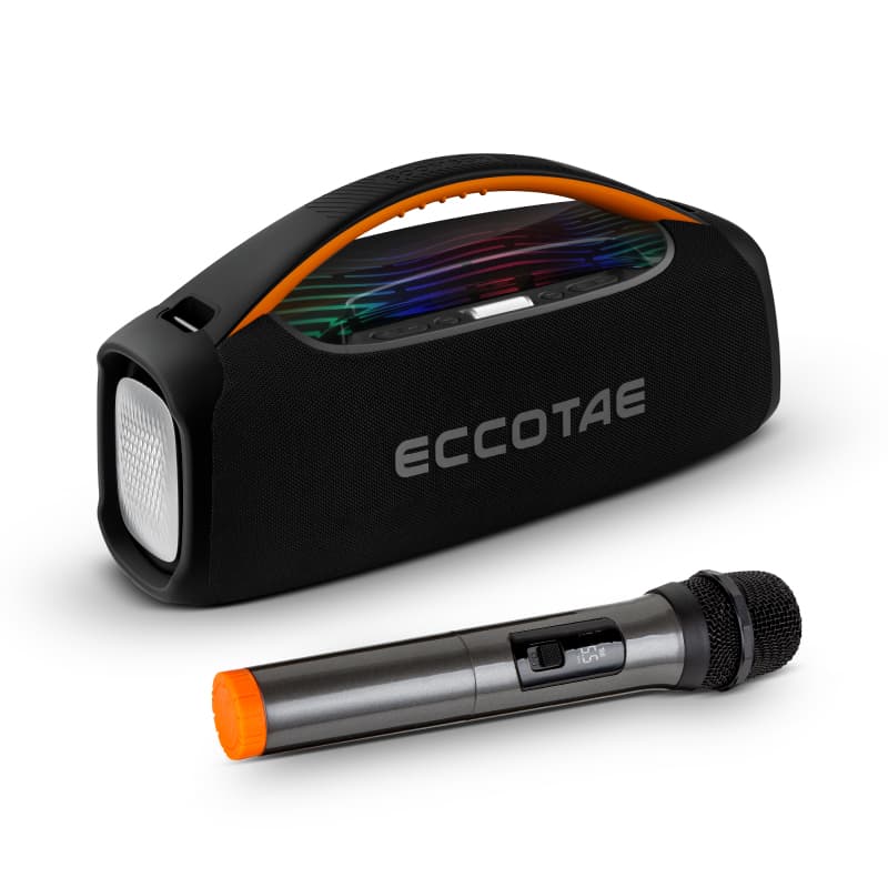 اسپیکر eccotae مدل TK-112 حرفه ای با میکروفون بیسیم — تصویر ۲