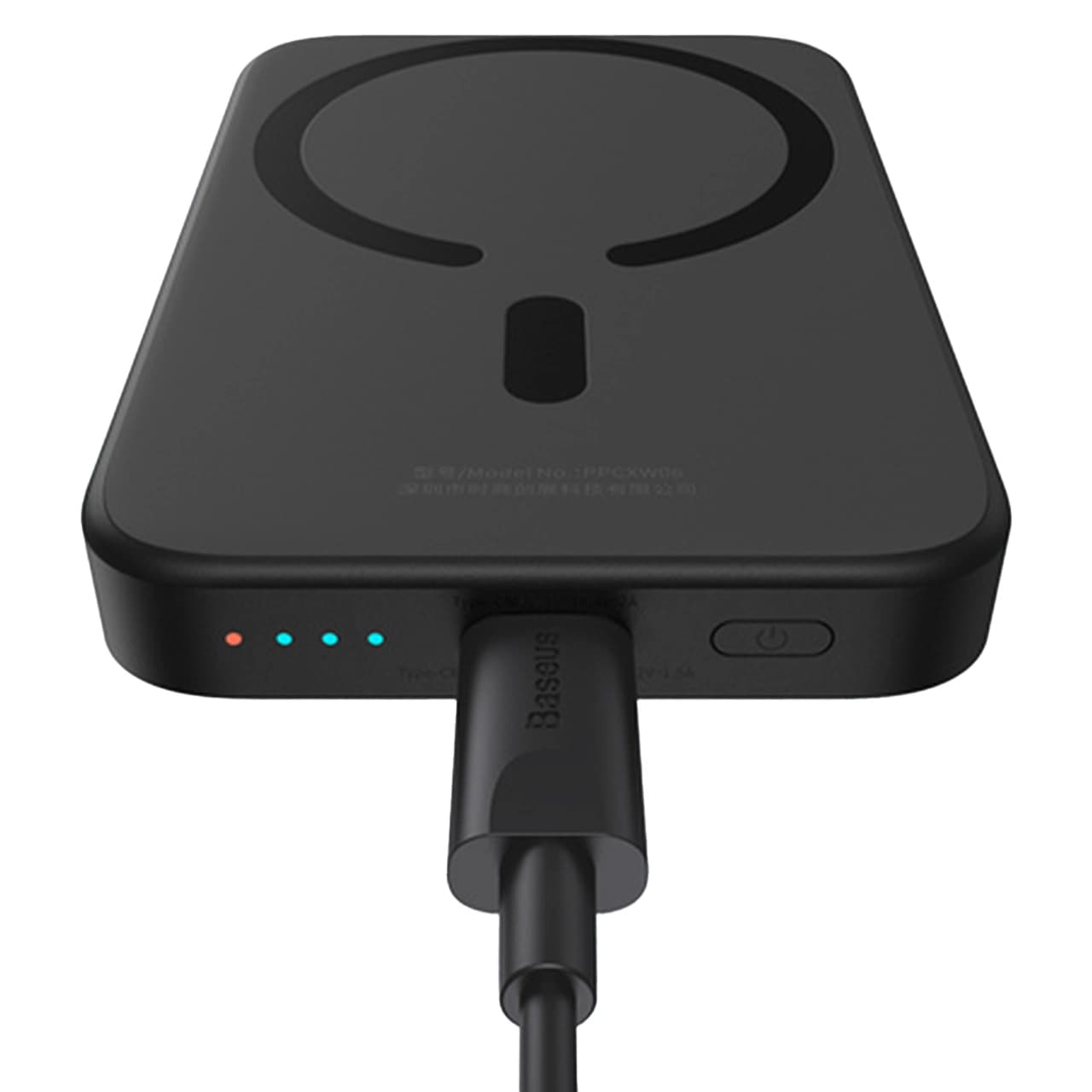 پاوربانک وایرلس بیسوس مدل PPCXM05 با ظرفیت 5000 میلی آمپر ساعت و توان 20 وات — تصویر ۲