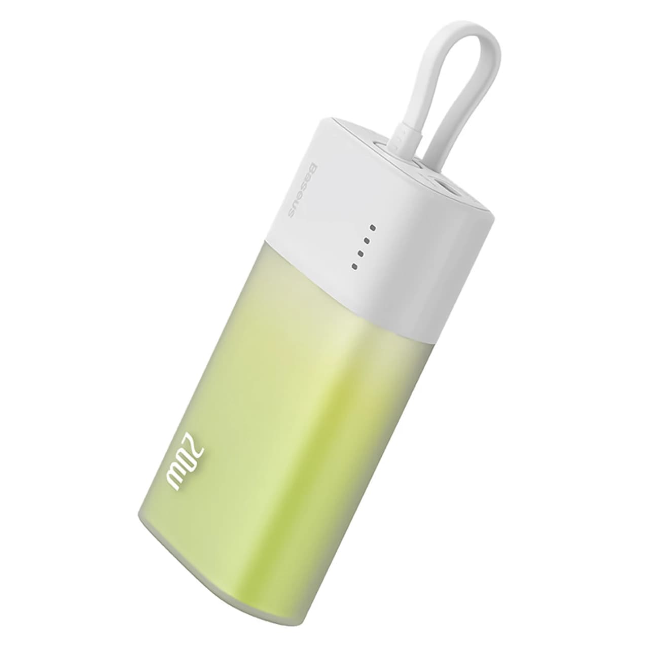 پاوربانک بیسوس مدل PPKDC05C با ظرفیت 5200 میلی آمپر ساعت با توان 20 وات و کابل تایپ سی — تصویر ۳