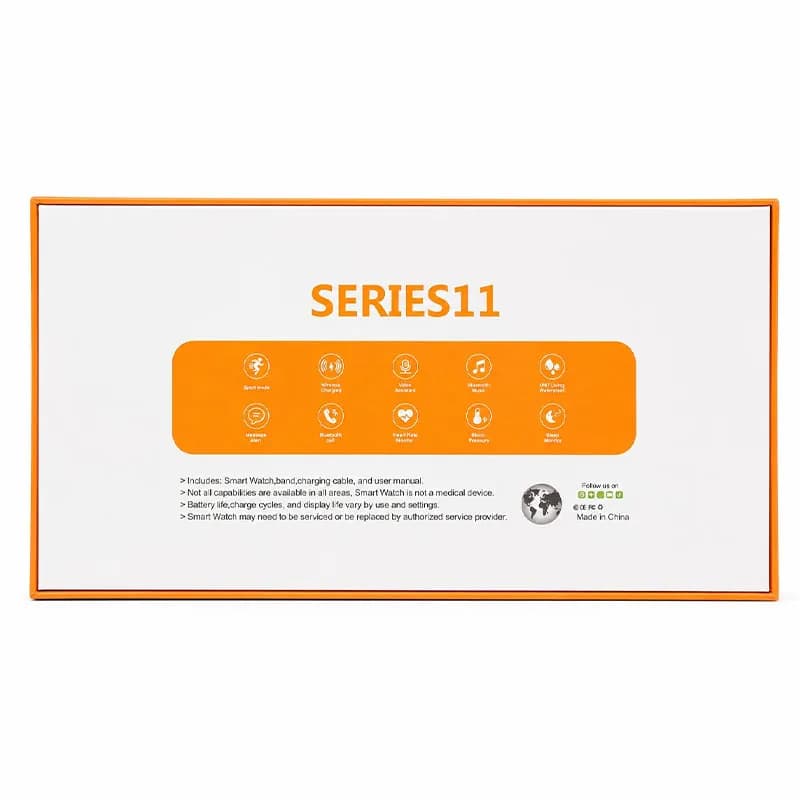 ساعت هوشمند صفحه SuperAmoled مدل KZ-W18 SERIES11 — تصویر ۲