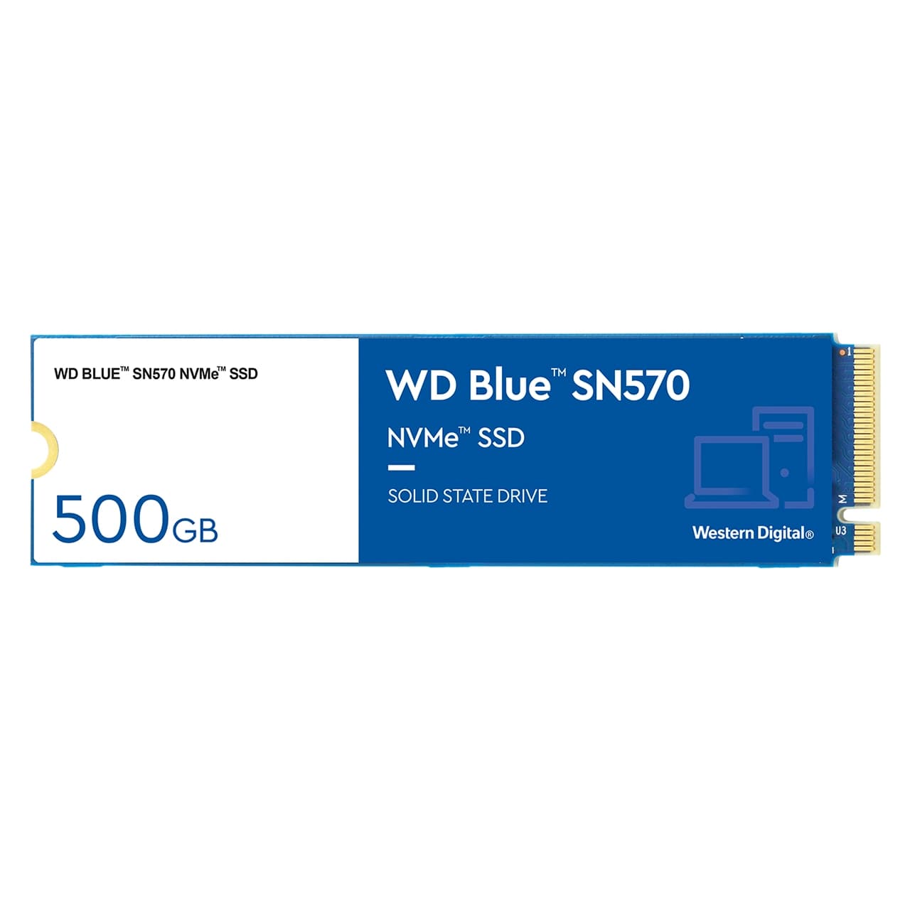 هارد اس اس دی NVMe M.2 اینترنال وسترن دیجیتال مدل Blue SN570 ظرفیت 500 گیگابایت — تصویر ۲