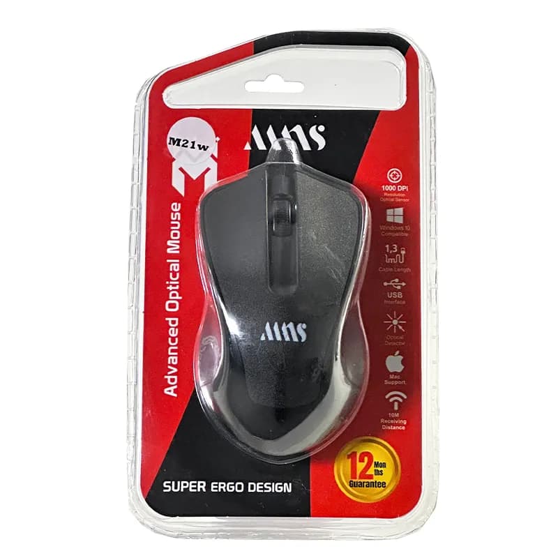 موس بیسیم مدل M21W از برند MNS