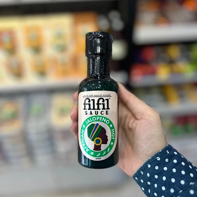 سس فلفل هالوپینو حاوی آووکادو فیلفیل — تصویر ۲