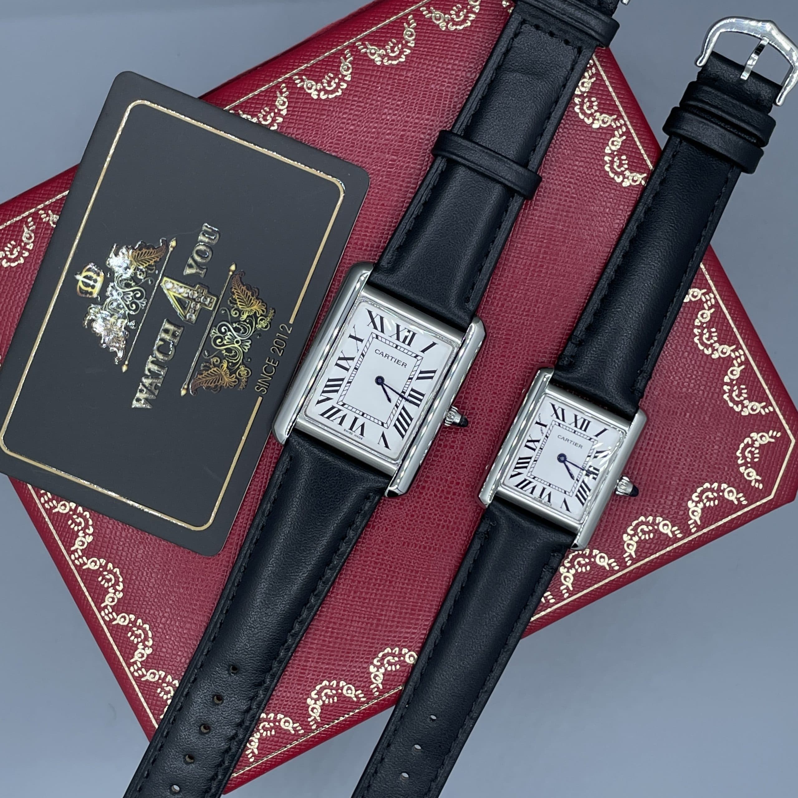 ساعت مچی کارتیه کد دار مدل تانک Cartier