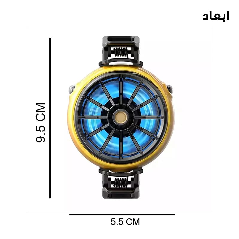 فن خنک کننده گوشی موبایل ممو مدل DLA6 رادیاتوری — تصویر ۱۲