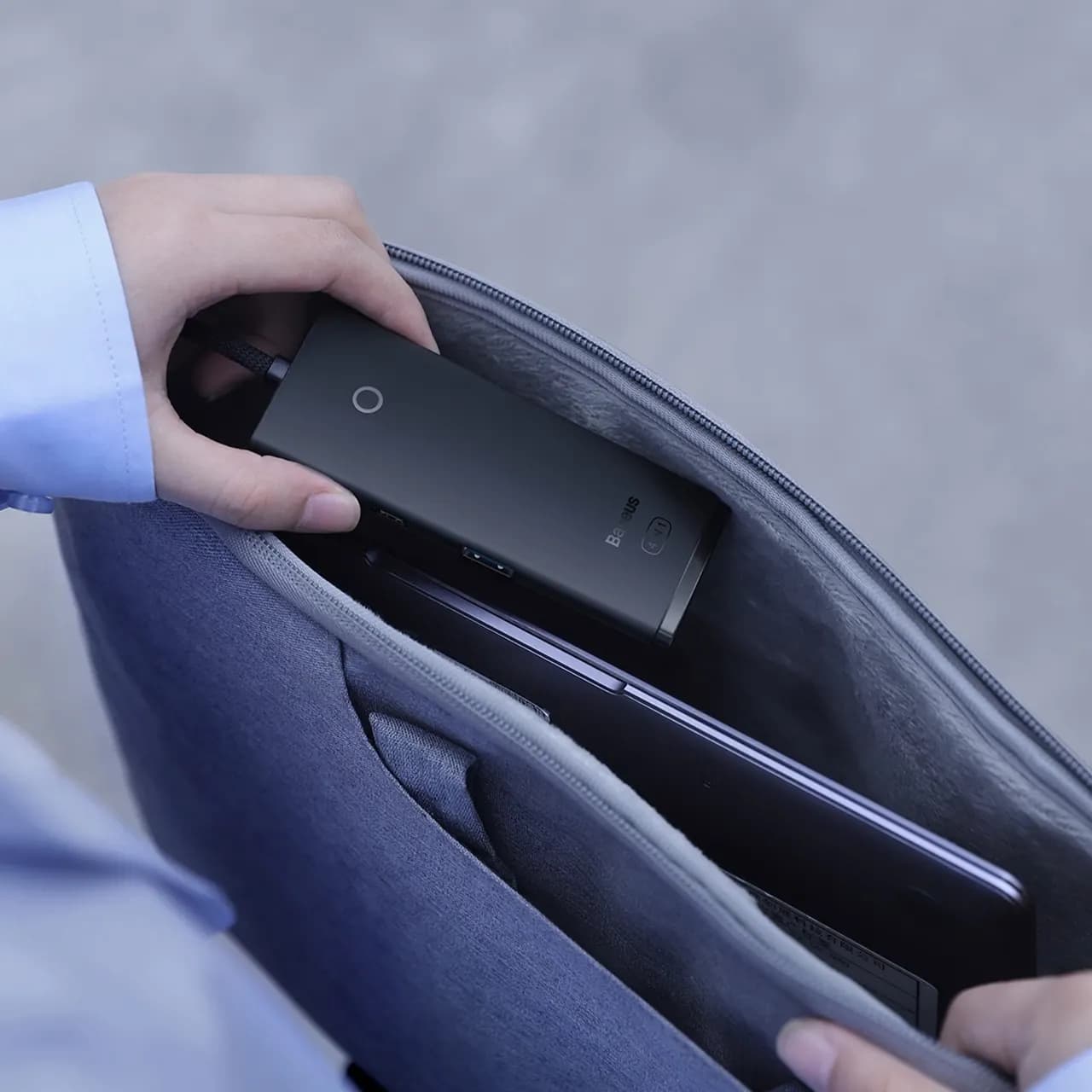 هاب 4 پورت USB 3.0 بیسوس مدل WKQX030101 — تصویر ۶
