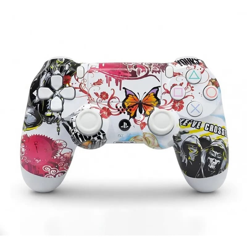 دسته بازی بی سیم تک شوکدار و طرح دار ps4