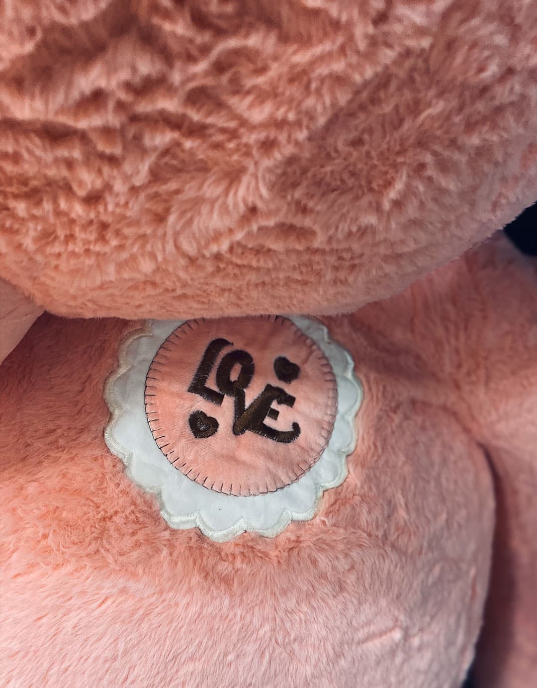 خرس سینه LOVE با ارتفاع دو متری — تصویر ۴