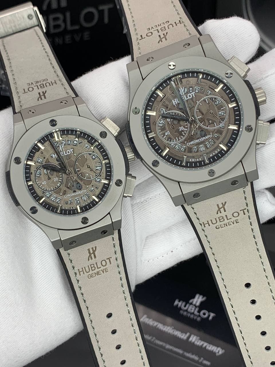 ساعت مچی ست هابلوت کرنوگراف اسکلتون Hublot — تصویر ۳