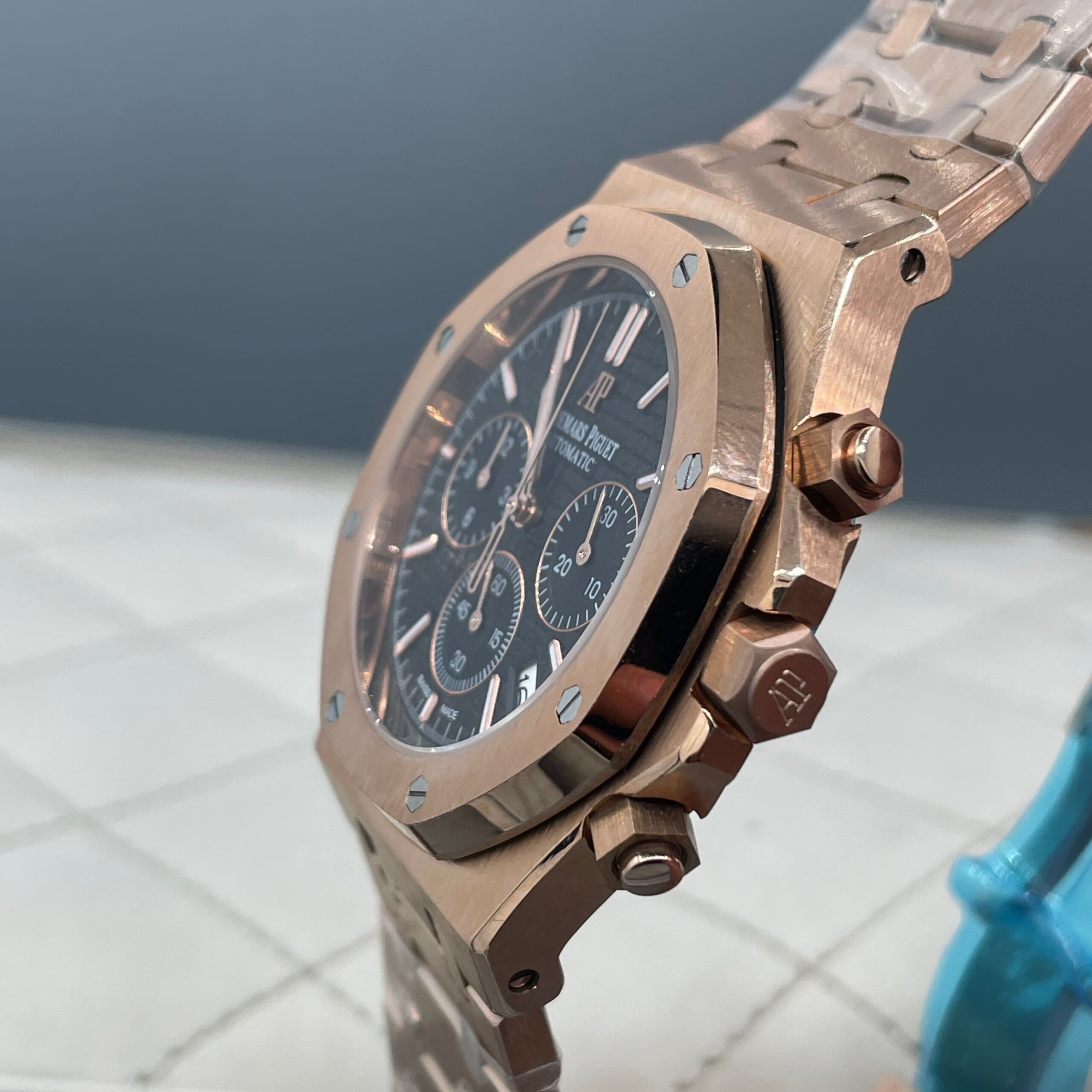 ساعت مردانه ادمار پیگه كرنوگراف رزگلد Audemars Piguet — تصویر ۲