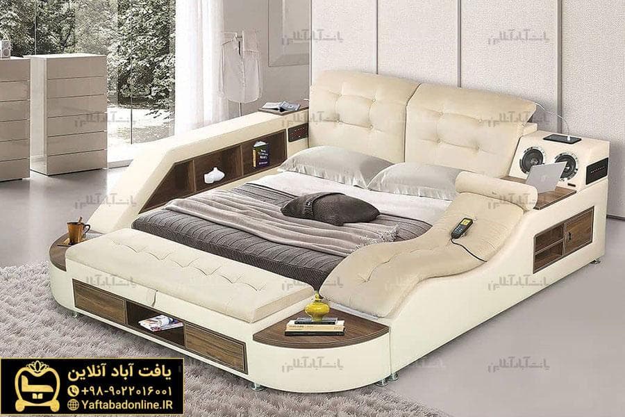 تخت خواب هوشمند دو نفره لوگانو