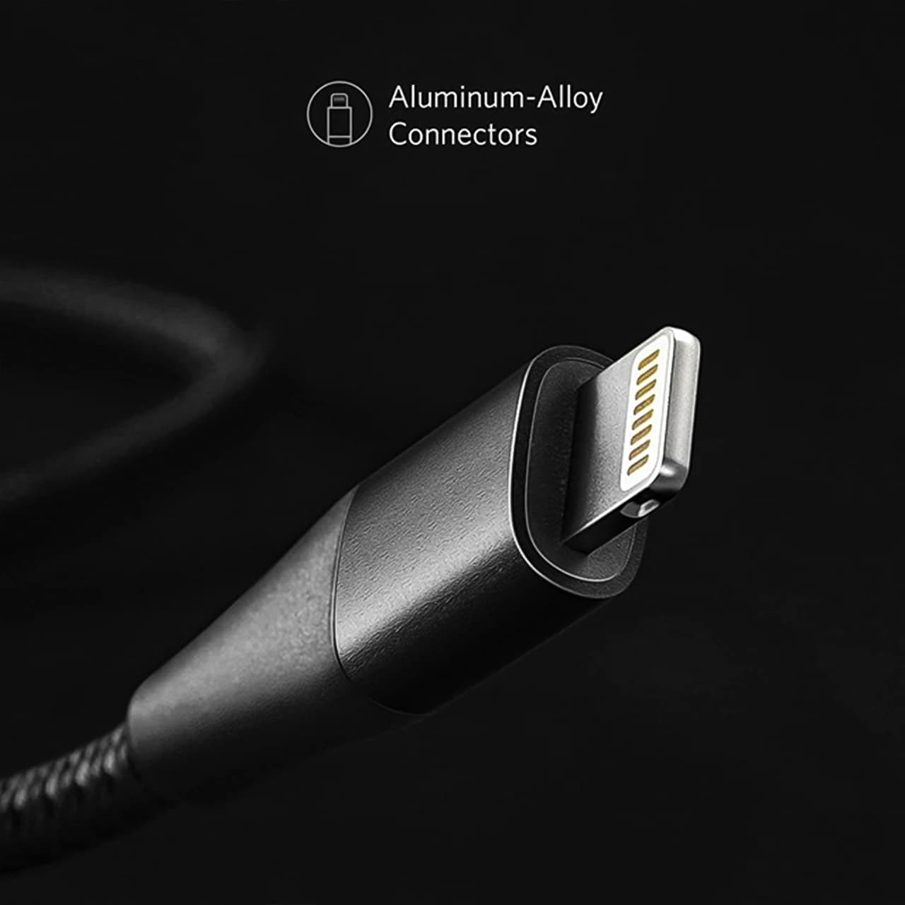کابل تبدیل USB به لایتنینگ انکر مدل PowerLine+ II A8452 طول 90 سانتی متر — تصویر ۳