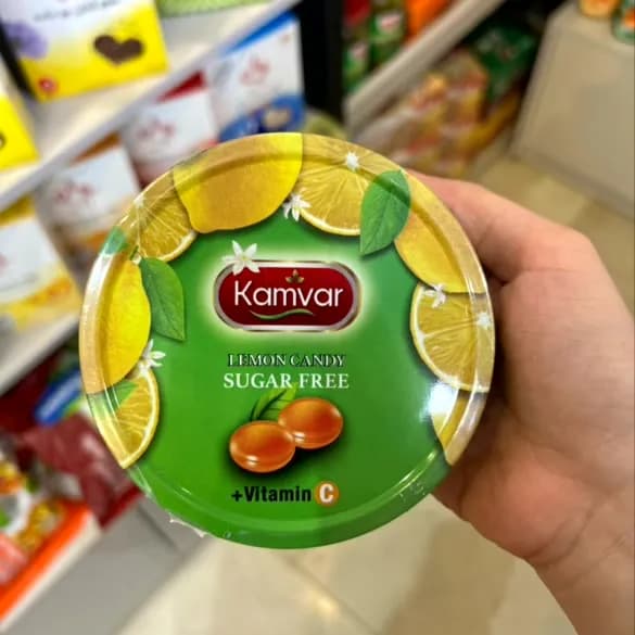 آبنبات لیمو قوطی کامور — تصویر ۲