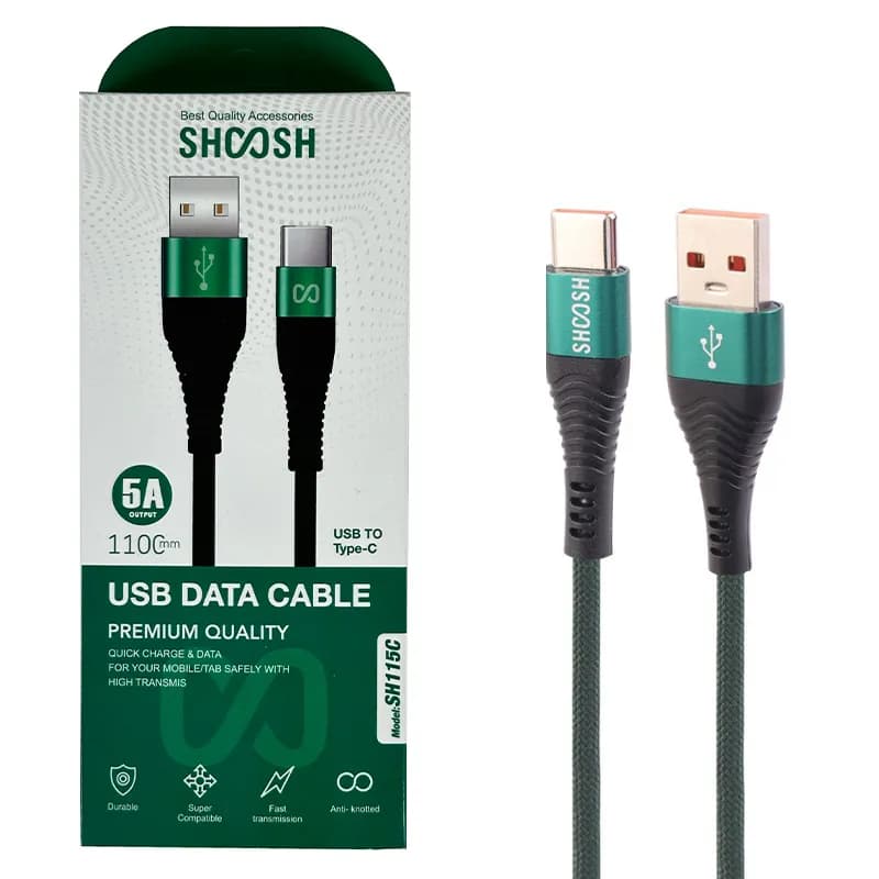 کابل تایپ سی مدل SH115C برند SHOOSH