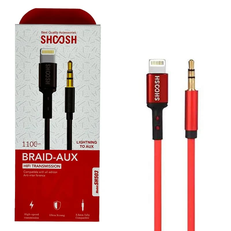 کابل شارژ آیفون به AUX مدل SH503 برند SHOOSH — تصویر ۲
