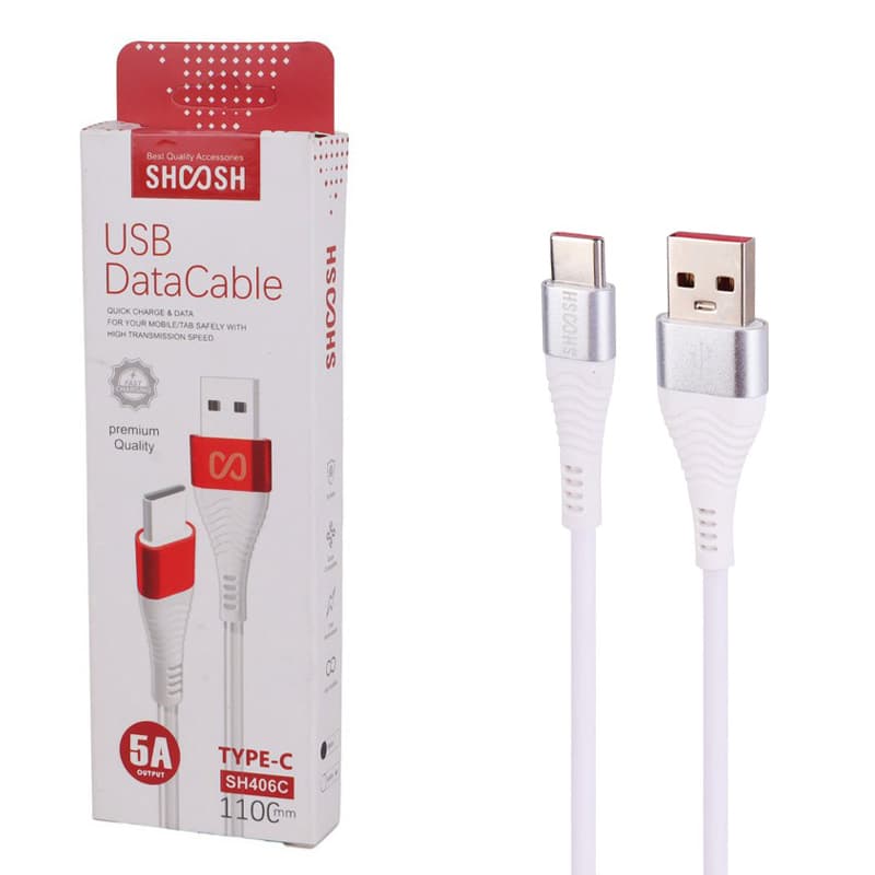 کابل شارژ تایپ سی مدل SH406C برند SHOOSH