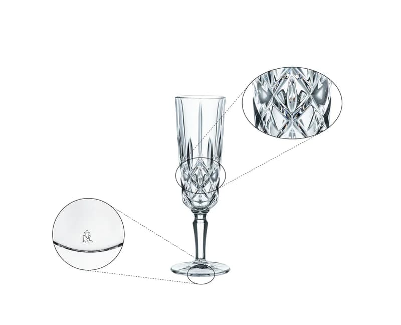 لوان ناخمن مدل NACHTMANN Noblesse Champagne Glass — تصویر ۴
