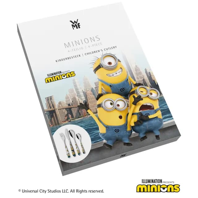 ست قاشق و چنگال کودک وی ام اف مدل Kids cutlery set Minions 4-piece — تصویر ۴