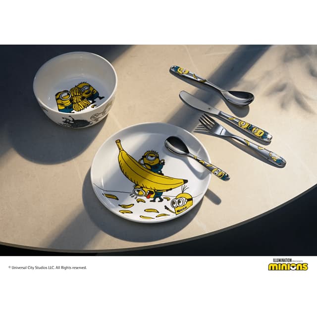 سرویس غذا خوری کودک وی ام اف مدل WMF Kids cutlery set Minions, 6-piece — تصویر ۵