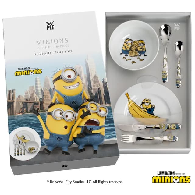 سرویس غذا خوری کودک وی ام اف مدل WMF Kids cutlery set Minions, 6-piece — تصویر ۶
