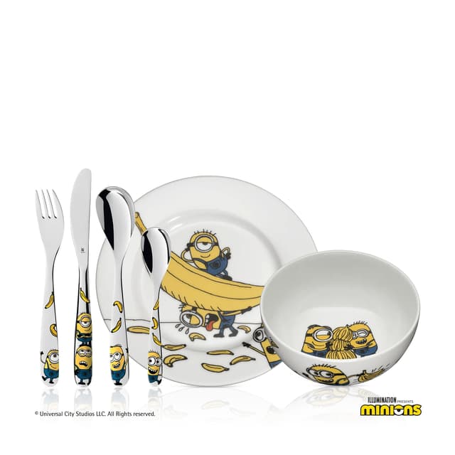 سرویس غذا خوری کودک وی ام اف مدل WMF Kids cutlery set Minions, 6-piece