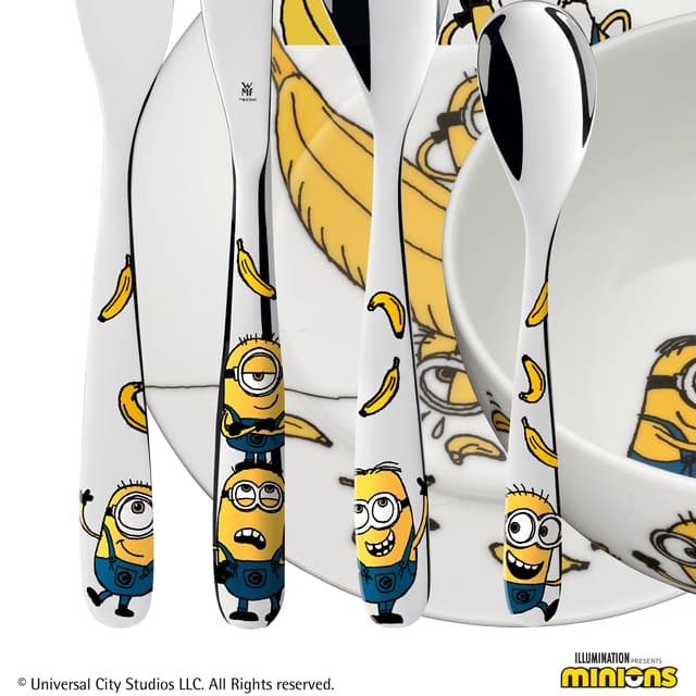 سرویس غذا خوری کودک وی ام اف مدل WMF Kids cutlery set Minions, 6-piece — تصویر ۴