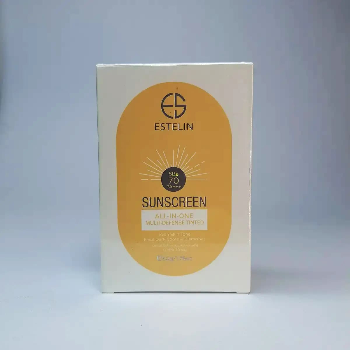 کرم ضد آفتاب تینتی استلین SPF50 | پوشش طبیعی و محافظت کامل