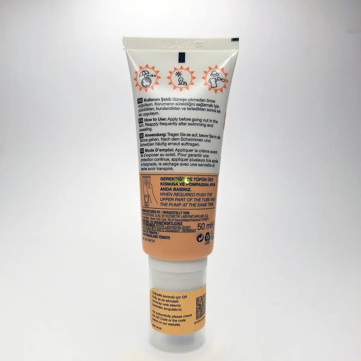 کرم ضد آفتاب رنگی بیوکسین SPF50+ پوست چرب | مات‌کننده و ضد لک — تصویر ۳