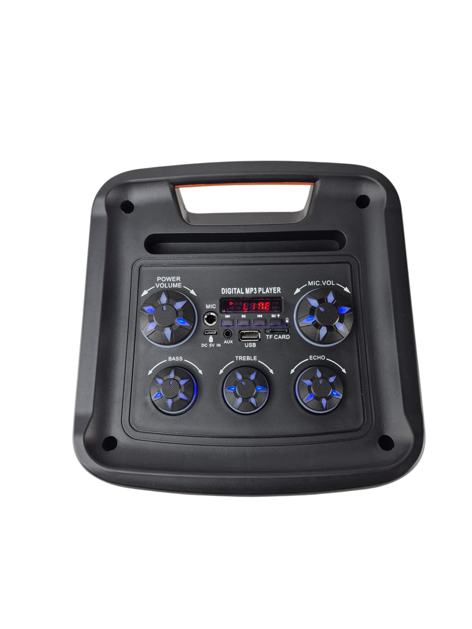 اسپیکر پارتی باکس بیکارو مدل KB4 وات با رقص نور LED، قابلیت میکروفون بی‌سیم و کارائوکه — تصویر ۵