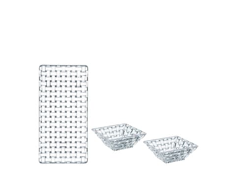 ظرف سرو 3 پارچه ناخمن مدل 3/NACHTMANN Bossa Nova Serving Set
