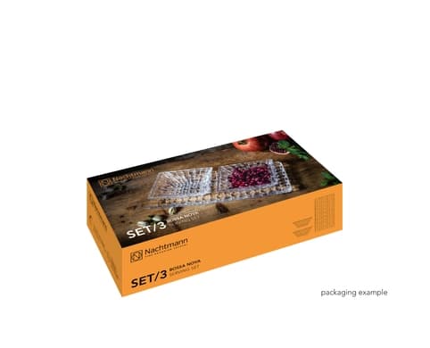 ظرف سرو 3 پارچه ناخمن مدل 3/NACHTMANN Bossa Nova Serving Set — تصویر ۵