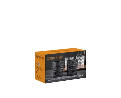 لیوان ناخمن مدل NACHTMANN Ethno Tumbler – black بسته دو عددی — تصویر ۶