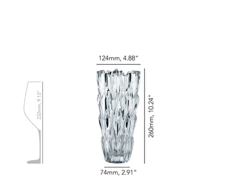 گلدان ناخمن مدل NACHTMANN Quartz Vase – 26cm — تصویر ۴