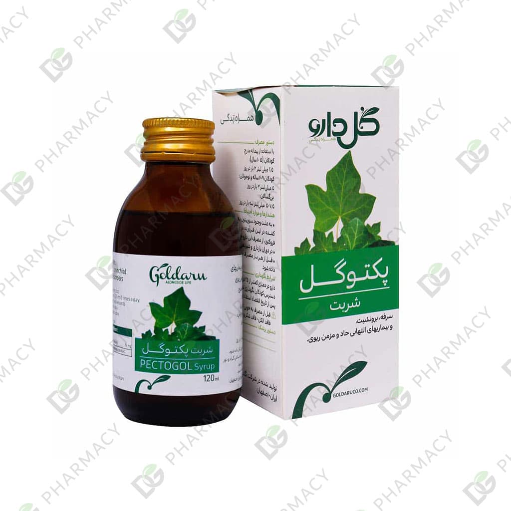 شربت پکتوگل گل دارو