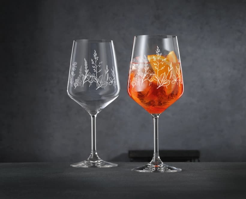 گیلاس ناخمن مدل NACHTMANN Tattoo Wine Glass/WHITE بسته دو عددی — تصویر ۲