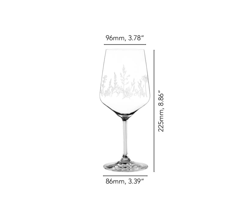 گیلاس ناخمن مدل NACHTMANN Tattoo Wine Glass/WHITE بسته دو عددی — تصویر ۴