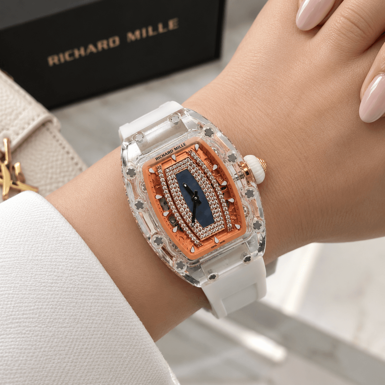 ساعت مچی زنانه اتوماتیک ریچارد مایل Richard mille — تصویر ۹