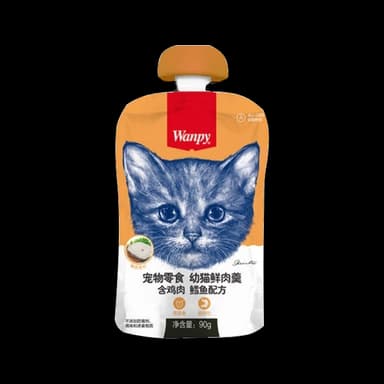 پودینگ غذای گربه ونپی (Wanpy) با طعم مرغ و ماهی — تصویر ۲