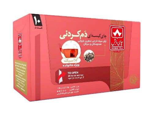 چای کیسه ای دم کردنی دبش 10 عددی