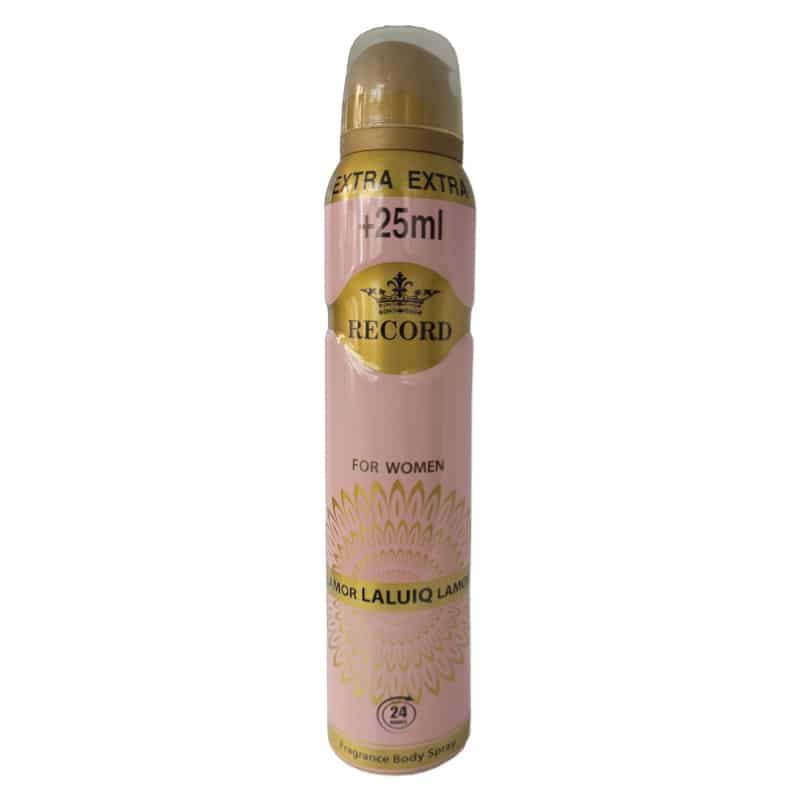 اسپری زنانه لالیک لامور record حجم 225ml — تصویر ۲