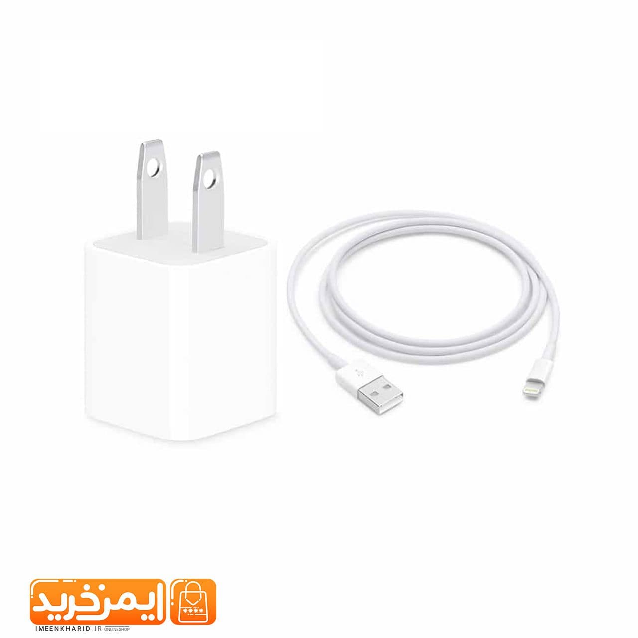 شارژر اورجینال آیفون با کابل لایتنینگ — تصویر ۲