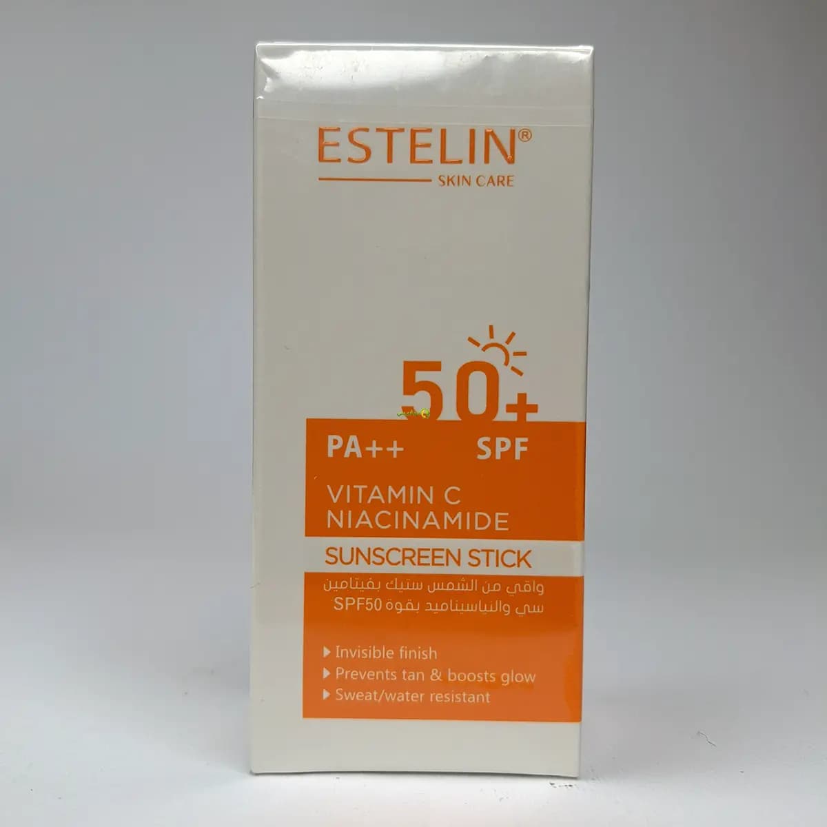 ضد آفتاب استیکی استلین SPF50 اصل | ویتامین C و نیاسینامید 20 گرم